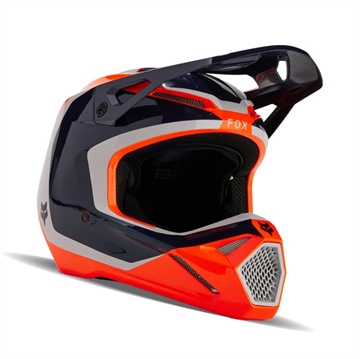 Fox V1 Junior Nitro Crosshjelm i fluorescerende orange