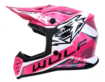 Wulfsport Junior Hjelm - Air-X - Pink